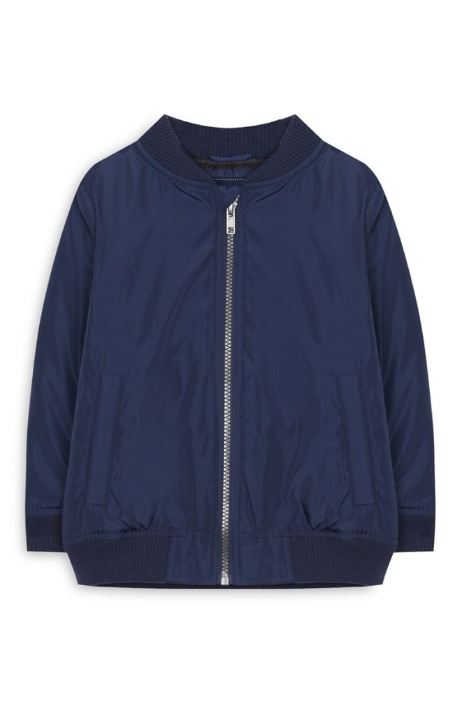 Chaqueta bomber azul marino niño pequeño