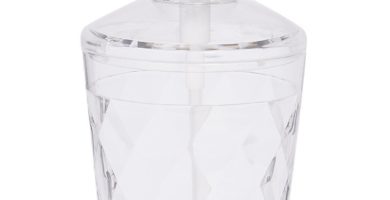 Dispensador de jabón transparente