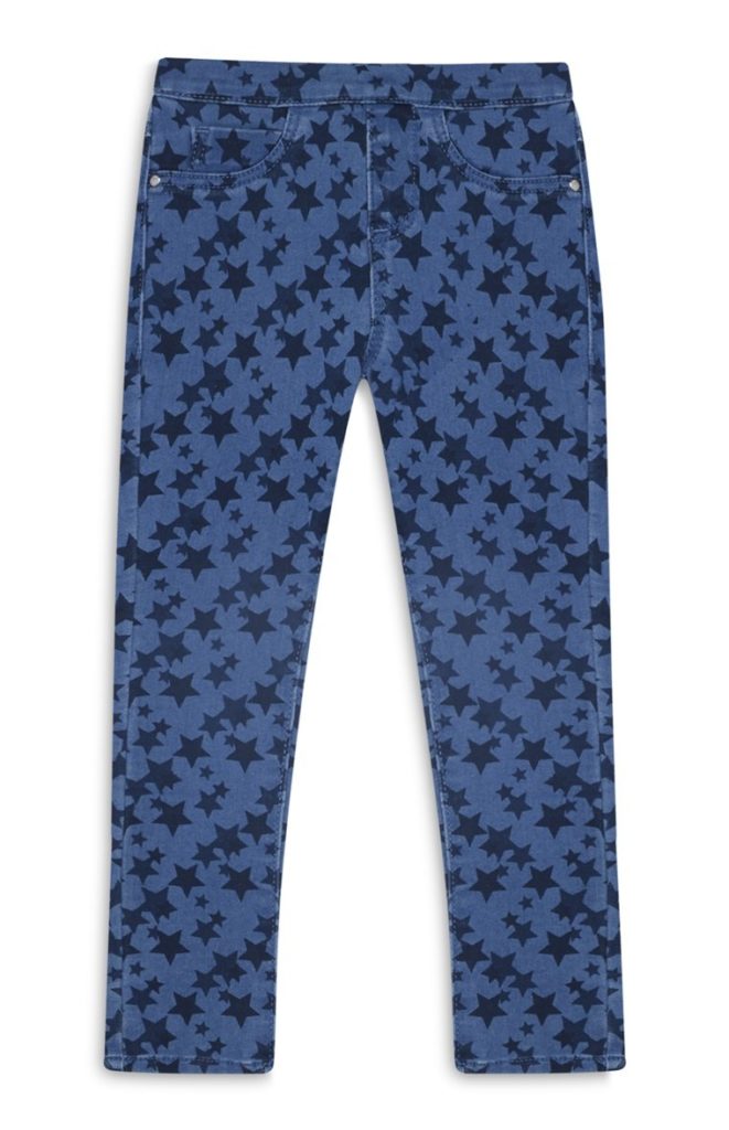 Leggings con estampado de estrellas niña