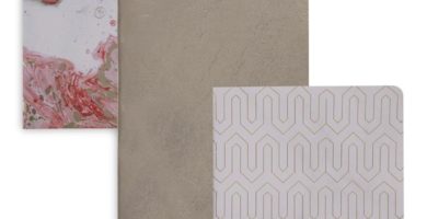 Pack de 3 cuadernos efecto mármol