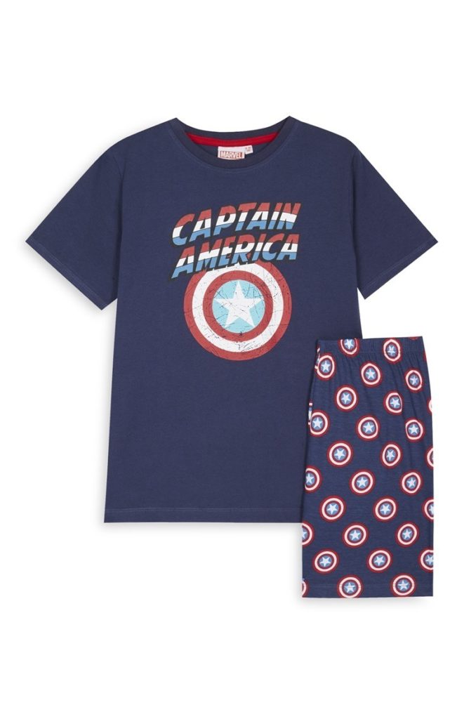 Pijama azul del Capitán América