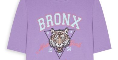 Top corto morado «Bronx»