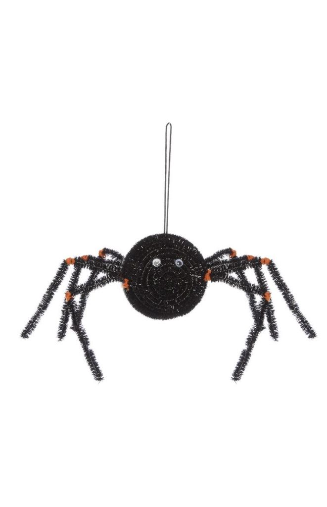 Araña colgante de Halloween