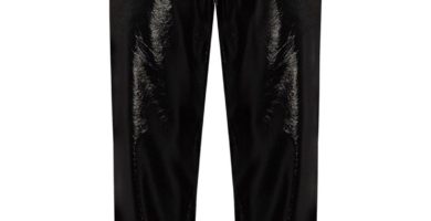 Black Vinyl Trouser