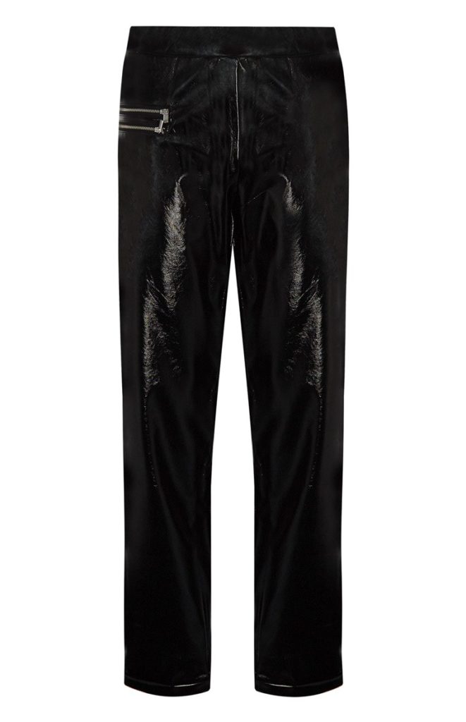 Black Vinyl Trouser