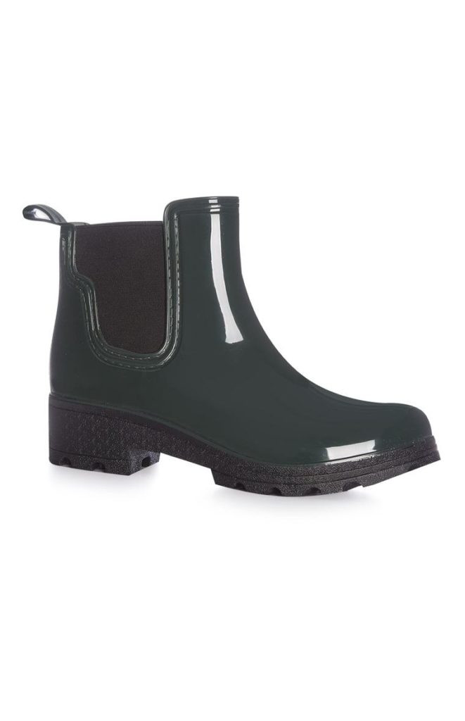 Botas de charol verdes