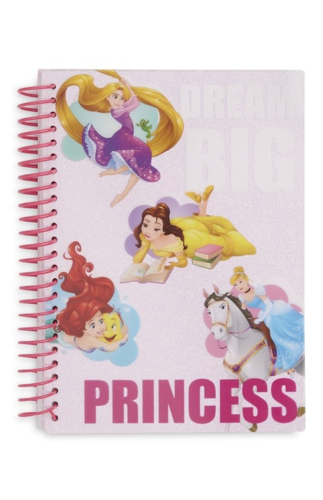 Cuaderno de princesas de Disney