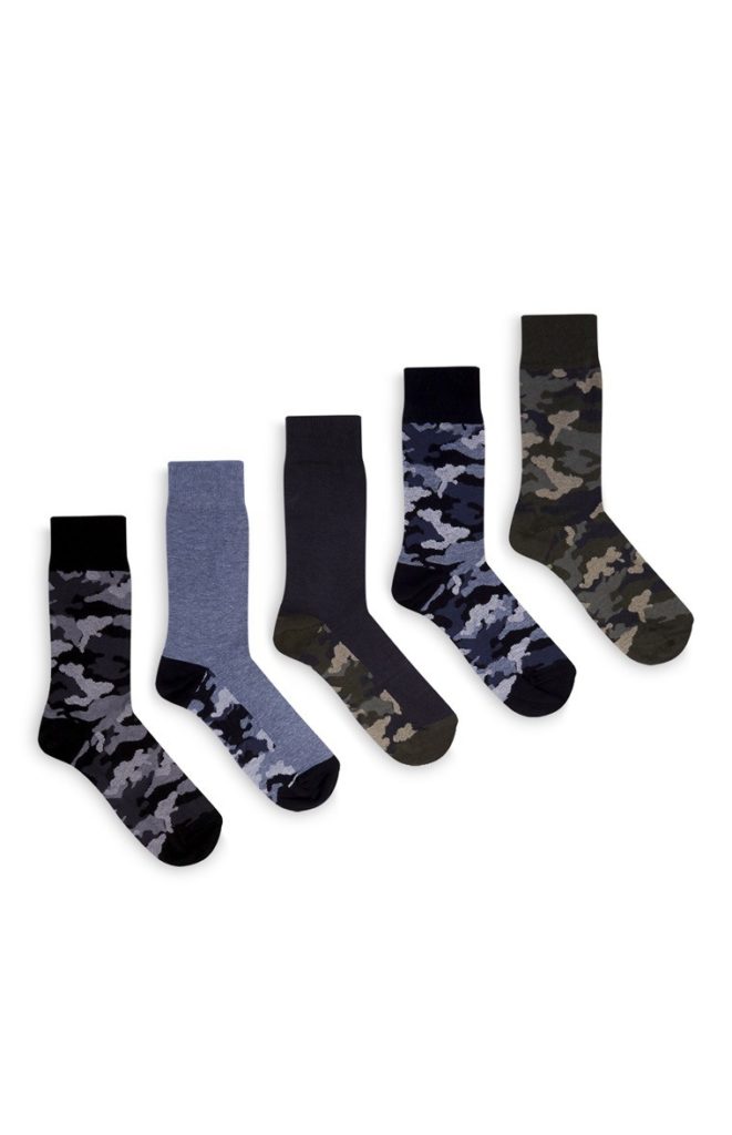 Pack de 5 pares de calcetines militares