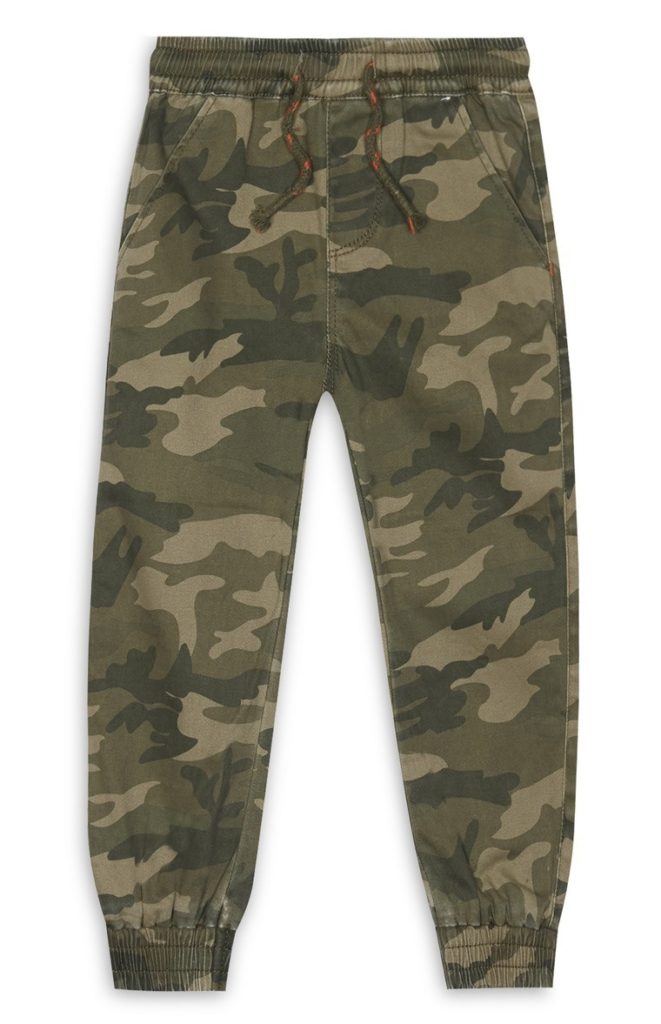 Pantalón de chándal de camuflaje de niño