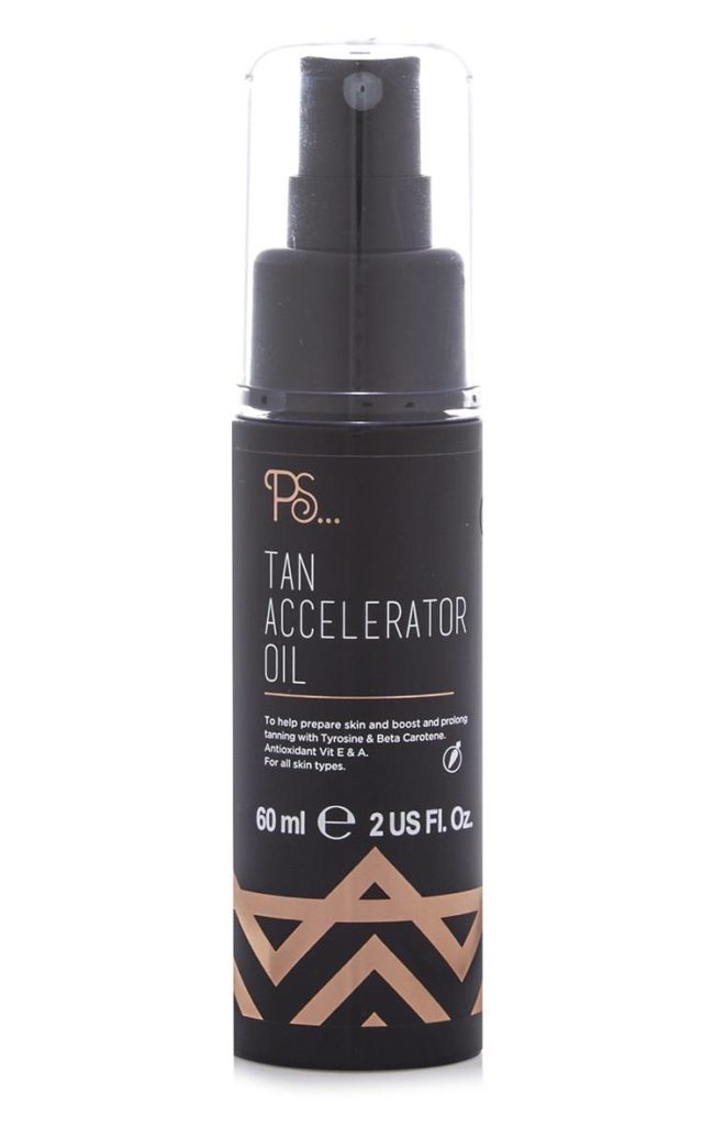 Tan Accelerator Oil