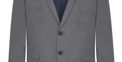 Chaqueta de traje gris