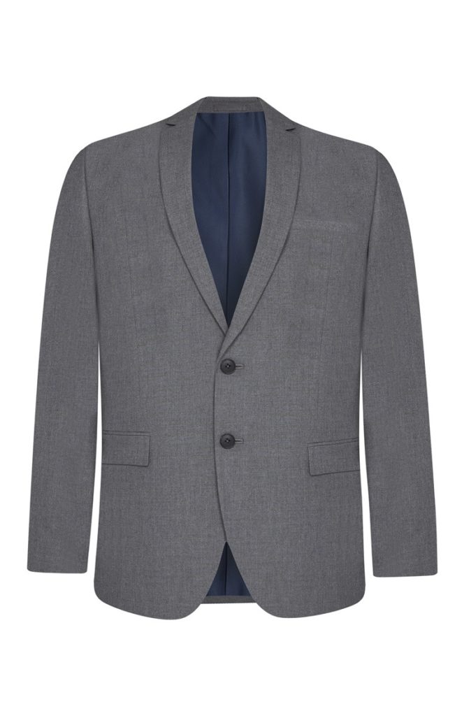 Chaqueta de traje gris