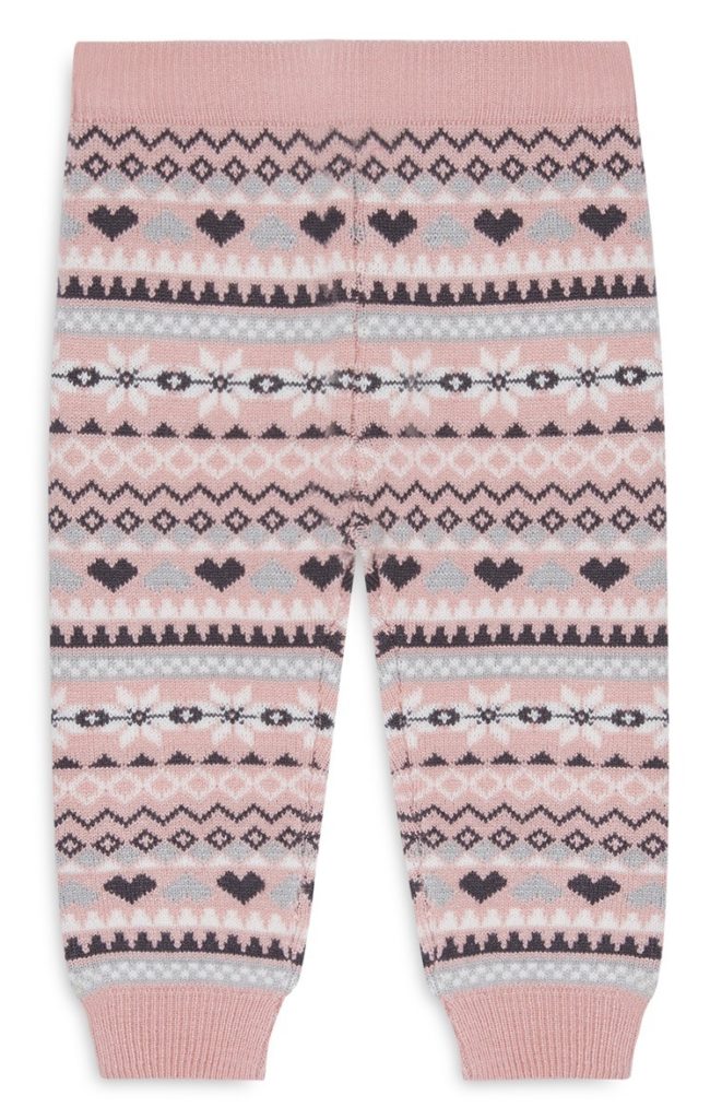 Leggings de grecas alpinas de bebe niña