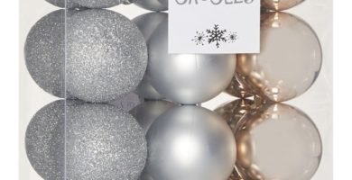 Pack de 24 bolas de Navidad variadas