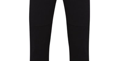 Pantalón de chándal de pitillo negro