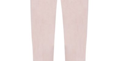 Pantalón de pijama de terciopelo rosa