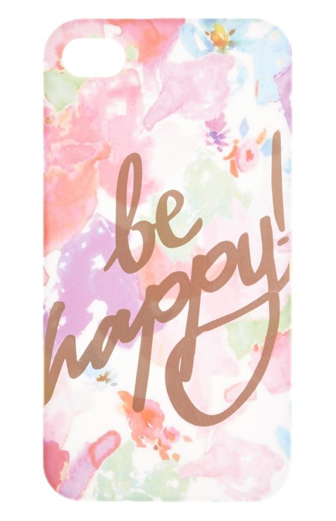 Carcasa estampada iPhone 4 «Be Happy»