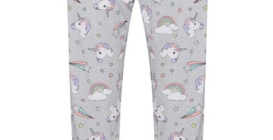 Leggings de pijama de unicornio