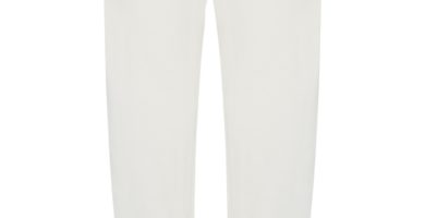 Pantalón color crema de pijama de mujer