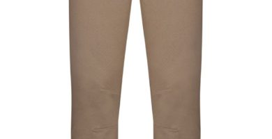 Pantalón con cordón beige