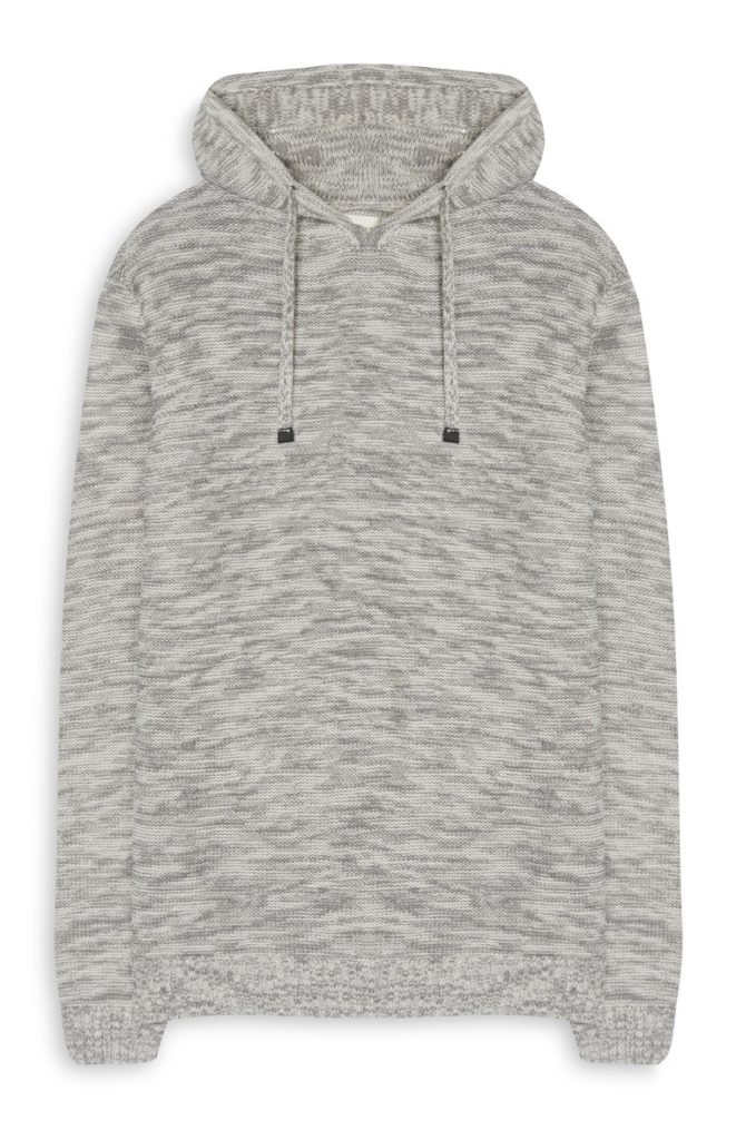 Sudadera con capucha gris Marl