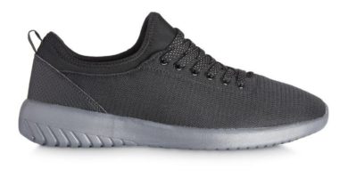 Zapatos para entrenar de malla gris