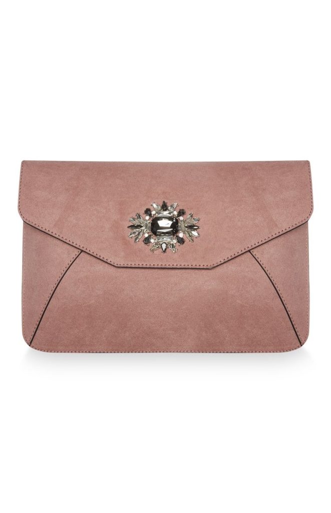 Bolso Rosado con Diamante