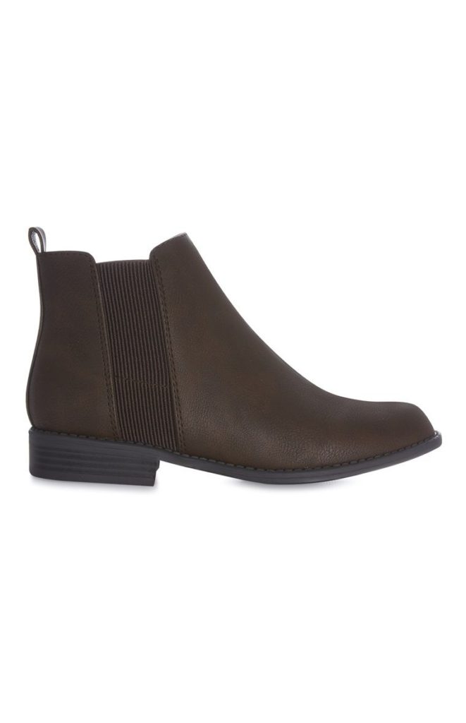 Botas Chelsea de polipiel marrones