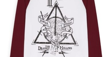 Camiseta con mangas rojas de Harry Potter