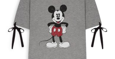 Camiseta gris Mickey Mouse