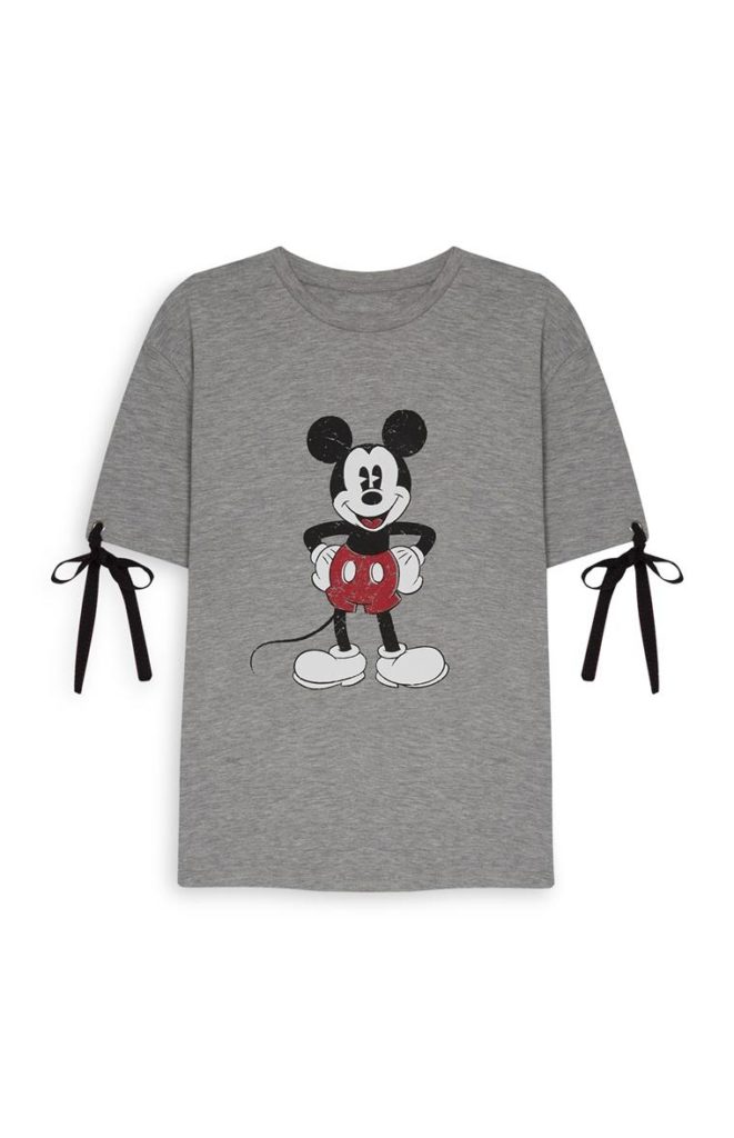 Camiseta gris Mickey Mouse