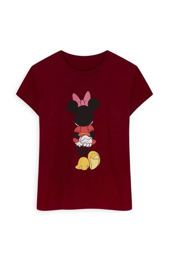 Camiseta roja de Minnie Mouse