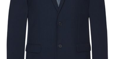 Chaqueta de traje azul marino