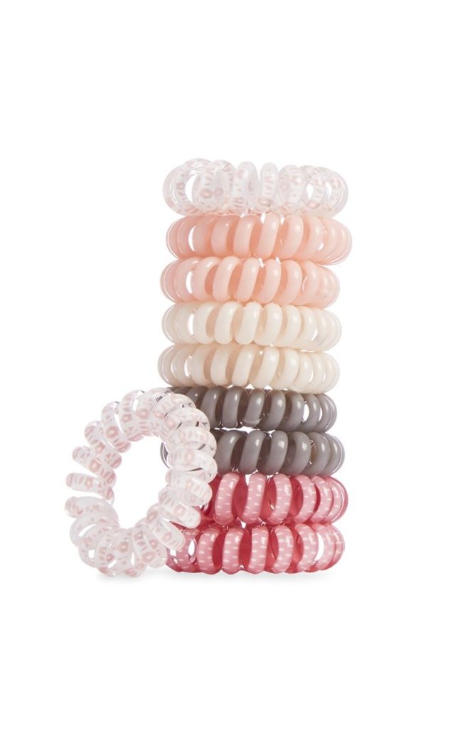 Pack de 10 gomas del pelo color pastel