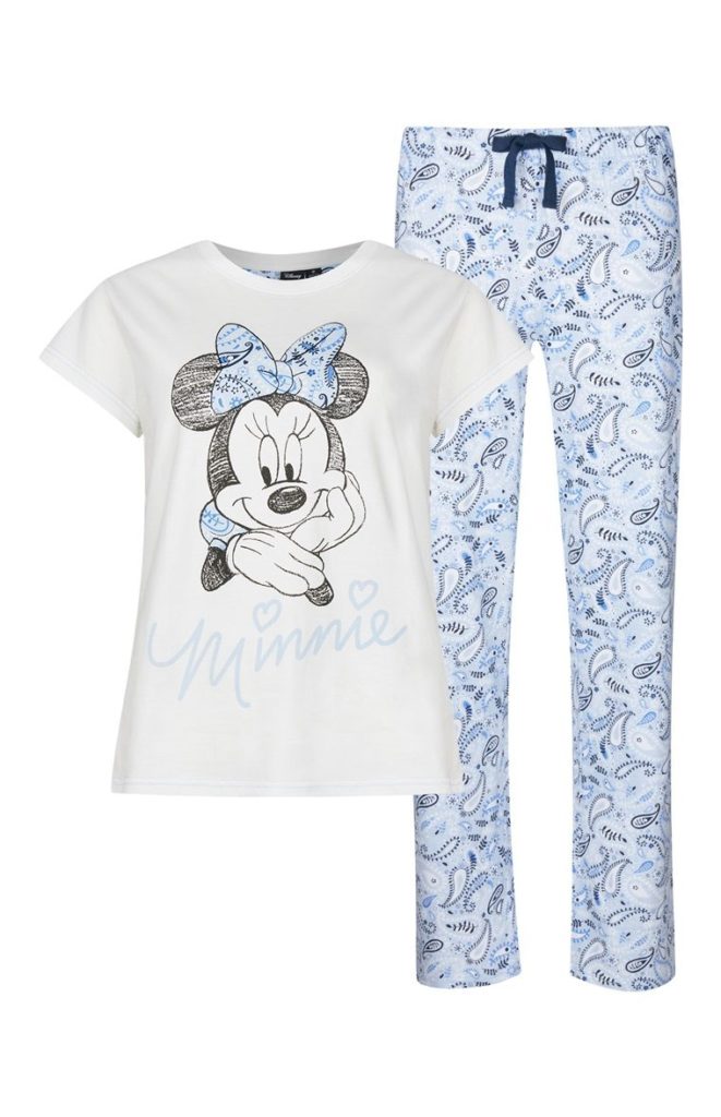 Pijama azul de Minnie