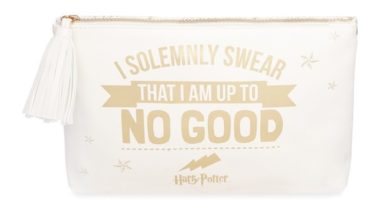 Bolso blanco de maquillaje Harry Potter