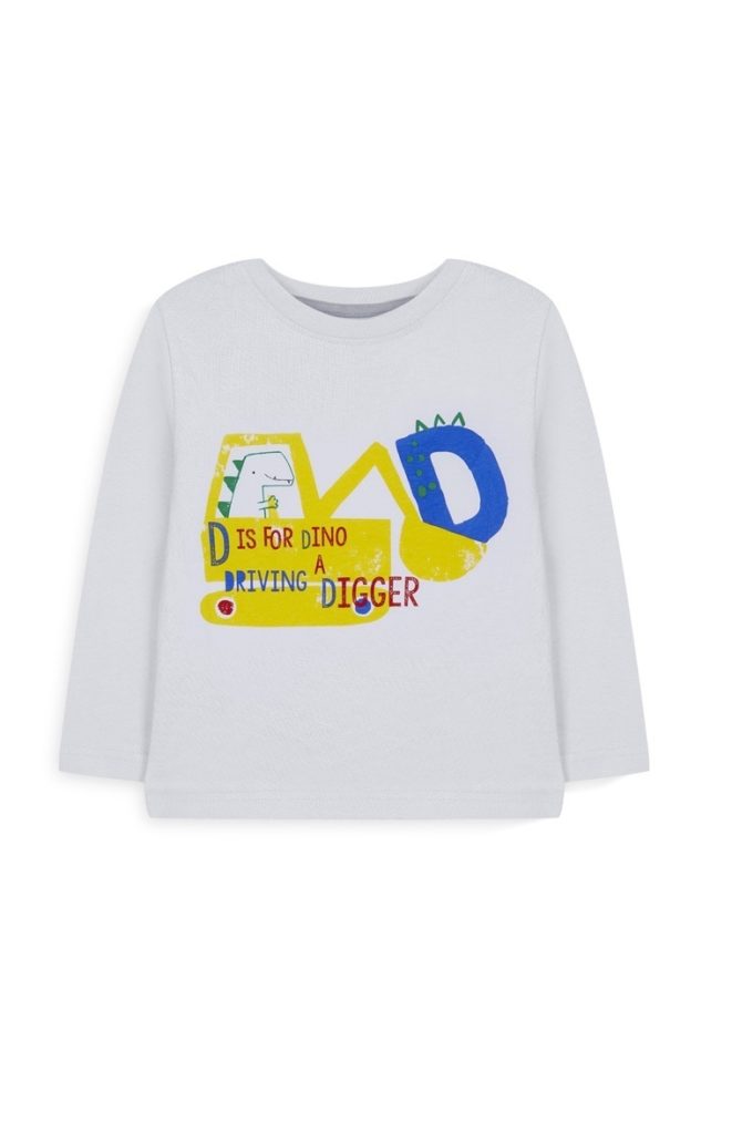 Camiseta de dinosaurio de bebé niño