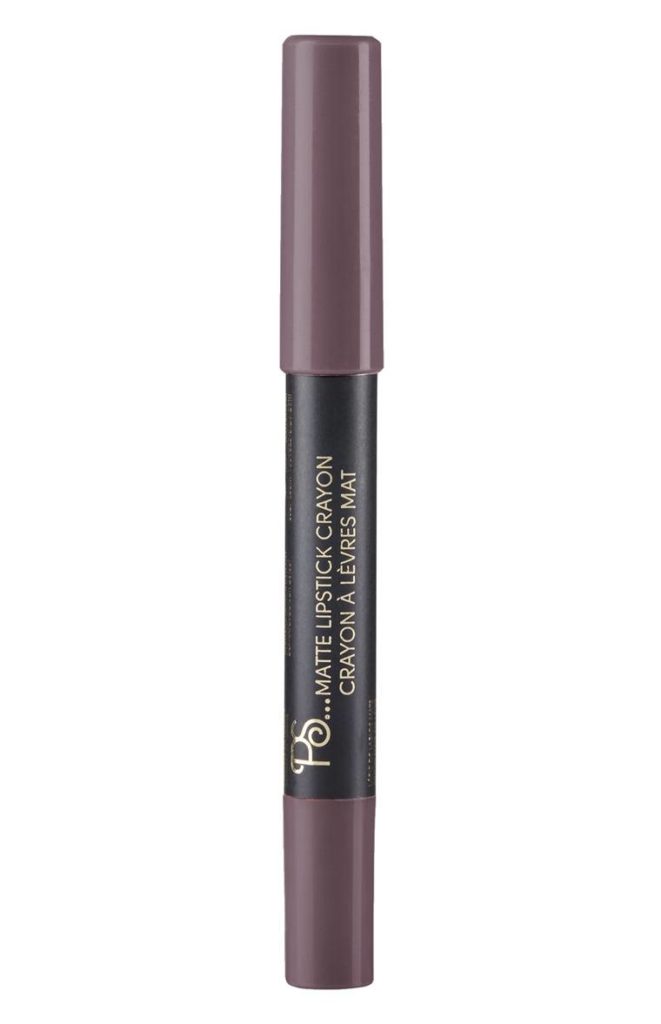 Creyón mate para labios color purpura