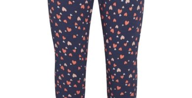 Leggings de corazones para dormir