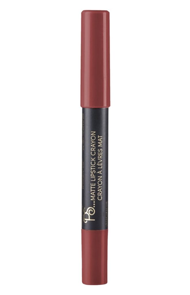 Lápiz labial mate color ciruela