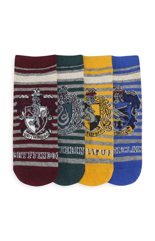 Pack de 4 calcetines de Harry Potter