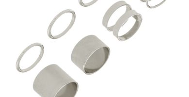 Pack de 5 anillos de plata