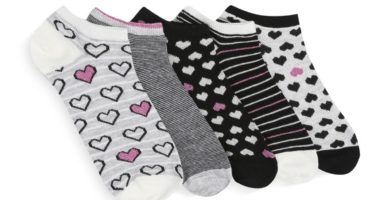 Pack de 5 calcetines de corazones