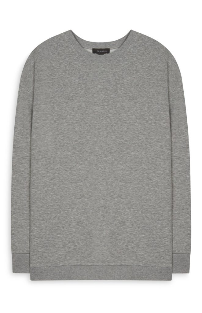 Sudadera gris de mujer