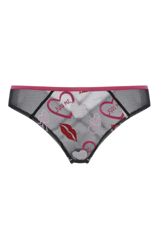 Tanga de corazones Kiss me