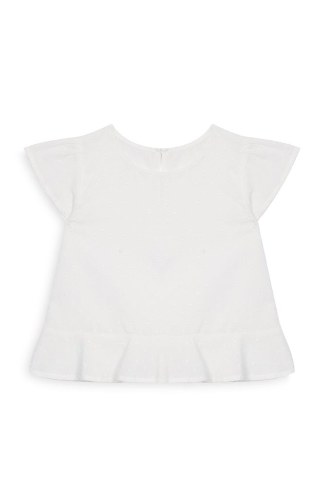 Blusa Para Niña Blanca