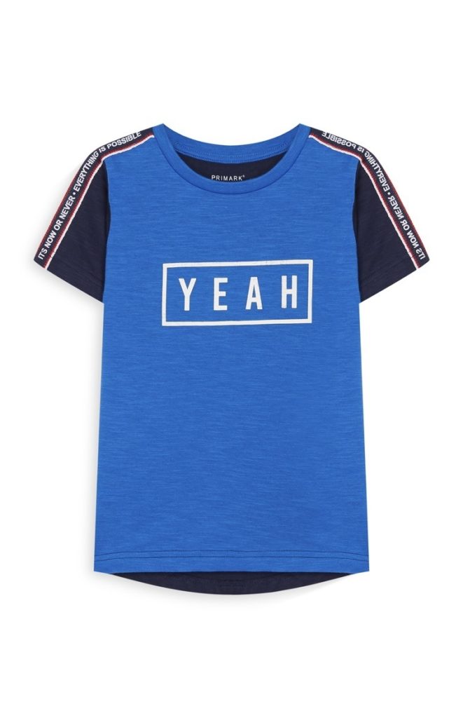 Camiseta Azul Para Niño