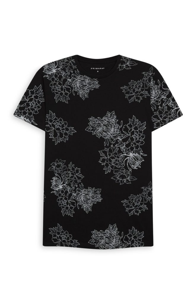 Camiseta de Football con Estampado Floral