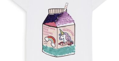 Camiseta de Unicornio Para Niña Grande