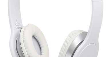 Cascos de Sonido Estéreo Blancos